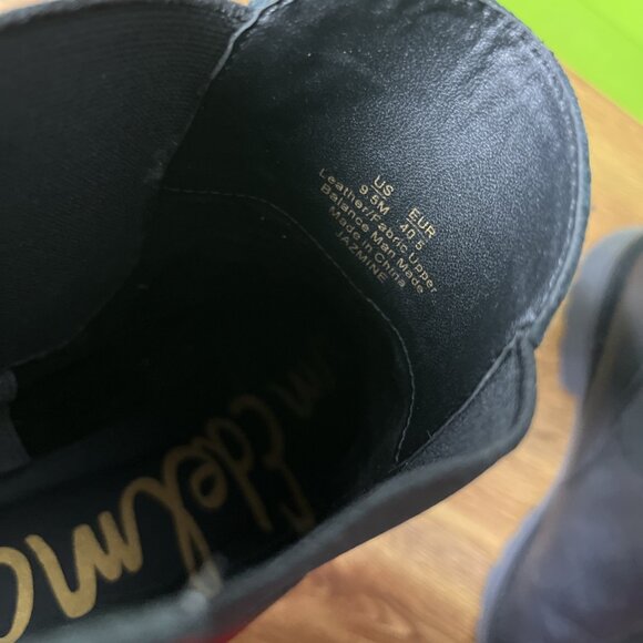 Sam Edelman Women’s Jazmine Chelsea Boot Black Leather Size 9.5M - Picture 10 of 11